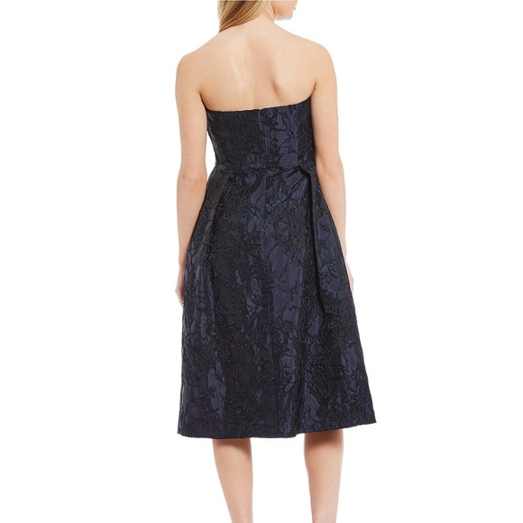 ANTONIO MELANI STRAPLESS MIDI DRESS - Picture 3 of 5